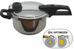 Elo Schnellkochtopf 4,5l silberfarben