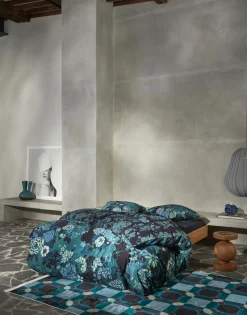 ESSENZA HOME Satin-Bettwäsche blau