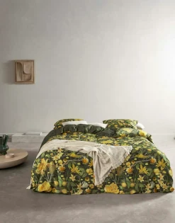 ESSENZA HOME Satin-Bettwäsche grün