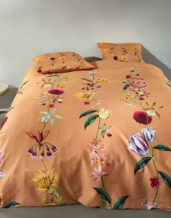 ESSENZA HOME Satin-Bettwäsche orange