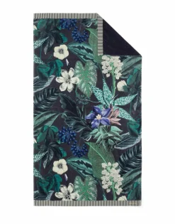 ESSENZA HOME Velour-Strandlaken blau