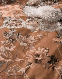 ESSENZA Satin-Bettwäsche braun