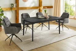 Esstisch ausziehbar schwarz
