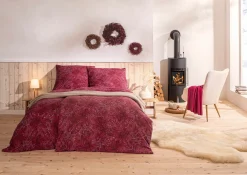 Estella Edelflanell-Bettwäsche rot