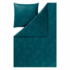Estella Mako-Interl.-Jersey-Bettwäsche blau