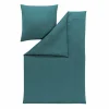 Estella Mako-Interl.-Jersey-Bettwäsche blau
