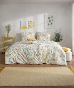 Estella Mako-Interl.-Jersey-Bettwäsche beige