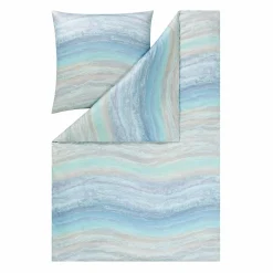 Estella Mako-Interl.-Jersey-Bettwäsche blau