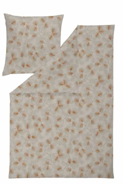 Estella Mako-Interl.-Jersey-Bettwäsche orange