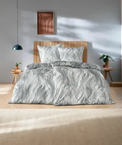 Estella Mako-Interl.-Jersey-Bettwäsche grau