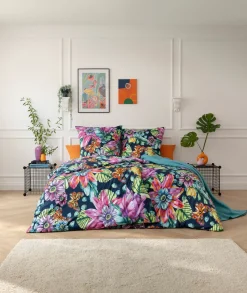 Estella Mako-Interl.-Jersey-Bettwäsche blau