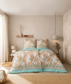 Estella Mako-Interl.-Jersey-Bettwäsche blau