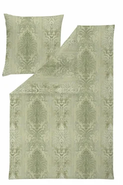 Estella Mako-Interl.-Jersey-Bettwäsche grün