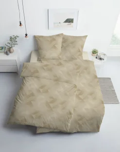Estella Mako-Interl.-Jersey-Bettwäsche beige