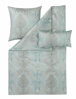 Estella Mako-Interl.-Jersey-Bettwäsche blau