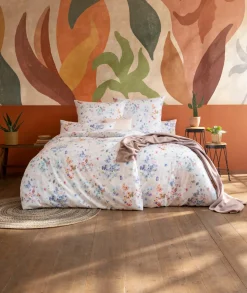 Estella Mako-Satin-Bettwäsche mehrfarbig