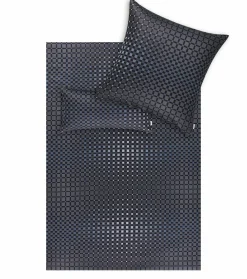 Estella Mako-Satin-Bettwäsche grau