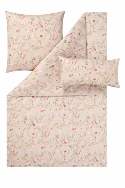 Estella Mako-Satin-Bettwäsche beige