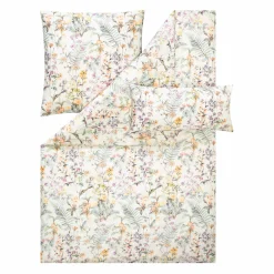 Estella Mako-Satin-Bettwäsche orange