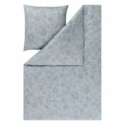 Estella Mako-Satin-Bettwäsche grau