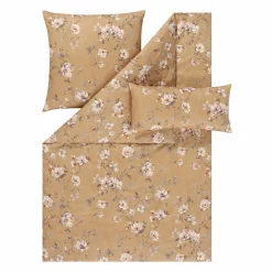 Estella Mako-Satin-Bettwäsche gelb