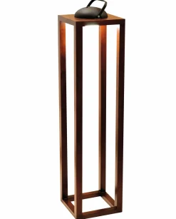 Fabas Luce LED-Akku-Laterne 1flg braun