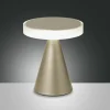 Fabas Luce LED-Tischleuchte 1flg goldfarben