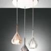 Fabas Luce Pendelleuchte 3flg weiß