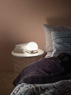 Fabas Luce Tischleuchte 1flg silberfarben