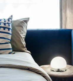 Fabas Luce Tischleuchte 1flg silberfarben