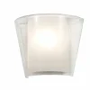 Fabas Luce Wandleuchte 1flg weißtransparent