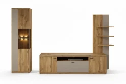 FAKTA Wohnwand braun