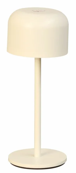 FH Lighting LED-Akku-Tischleuchte 1flg beige