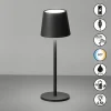 FH Lighting LED-Akku-Tischleuchte 1flg schwarz