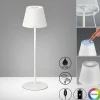 FH Lighting LED-Akku-Tischleuchte 1flg weiß