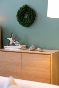 Fink Deko Zapfen 15cm silberfarben