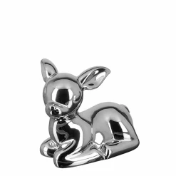 Fink Dekofigur Bambi 11,5cm silberfarben