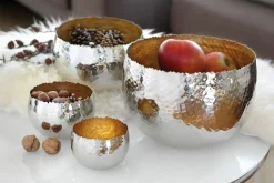 Fink Dekoschale 20cm silberfarben