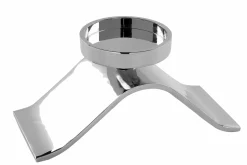 Fink Stumpenkerzenhalter silberfarben