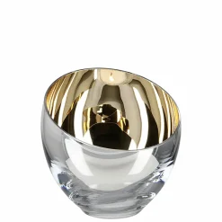 Fink Teelichthalter 11cm goldfarben