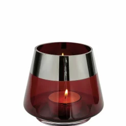 Fink Teelichthalter 15cm rot