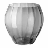 Fink Vase/Windlicht 26 cm grau