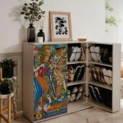 Finori Schuhschrank beige