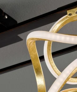 Fischer & Honsel LED-Deckenleuchte 3flg schwarz