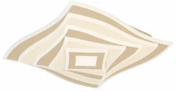 Fischer & Honsel LED-Deckenleuchte 2flg beigegrau