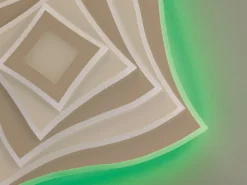 Fischer & Honsel LED-Deckenleuchte 2flg beigegrau