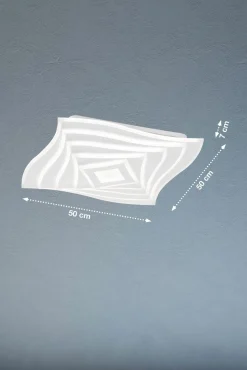 Fischer & Honsel LED-Deckenleuchte 2flg weiß