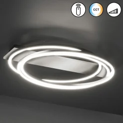 Fischer & Honsel LED-Deckenleuchte 1flg silberfarben