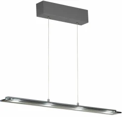 Fischer & Honsel LED-Pendelleuchte 4flg grau