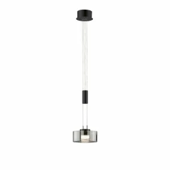 Fischer & Honsel LED-Pendelleuchte 1flg schwarz